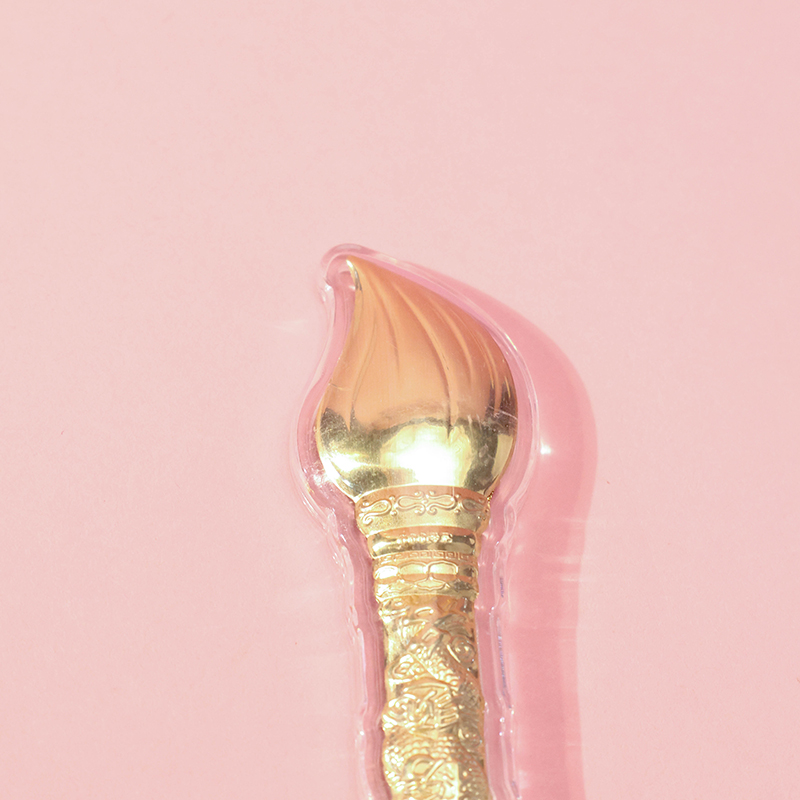 Gold Pen Bag Charm