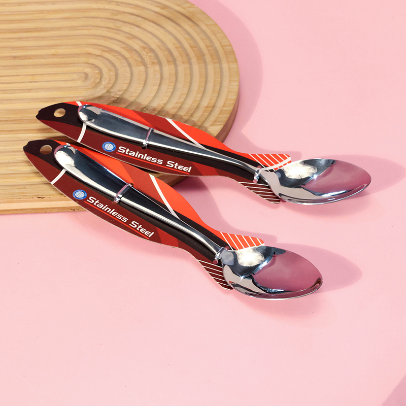 Handling Elevator Drop Stainless Steel Spoon