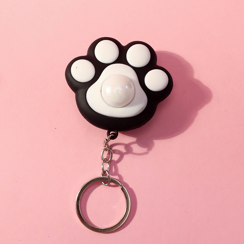 Cat Paw Light-Up Bag Charm