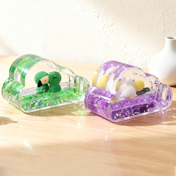 Acrylic Pair of Water Bird Ornaments