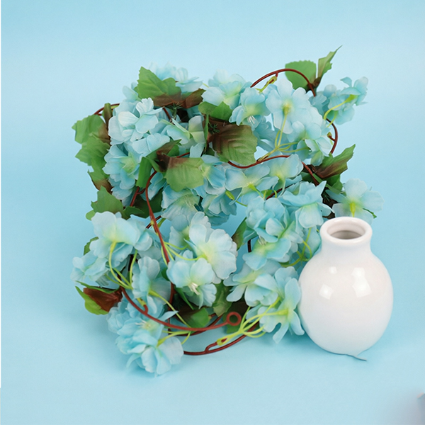 Mixed Artificial Cherry Blossom Potted Plant