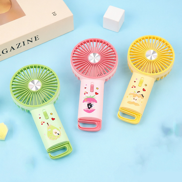 DD8001K1 Fruit Color Light Two-Speed Charging Fan ABS 118050008