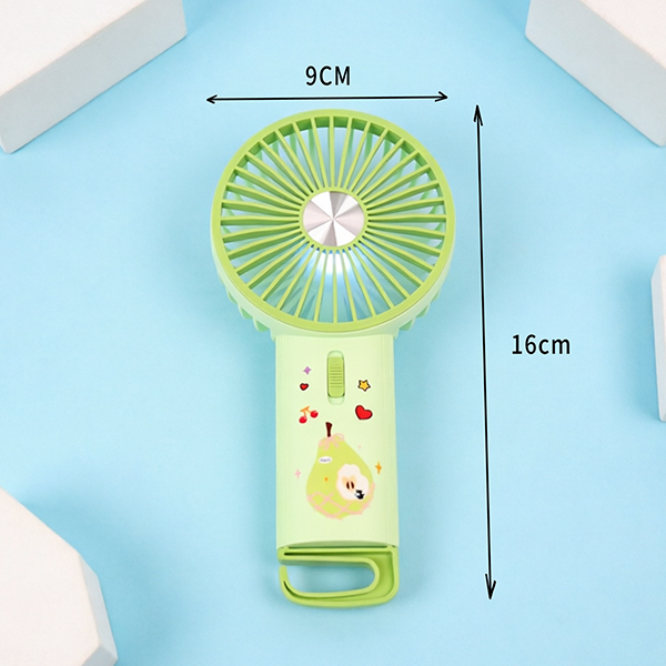 DD8001K1 Fruit Color Light Two-Speed Charging Fan ABS 118050008
