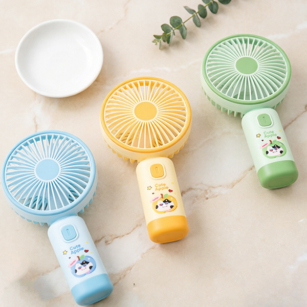 Cartoon Handheld 3-Speed Rechargeable Fan DD8009K4