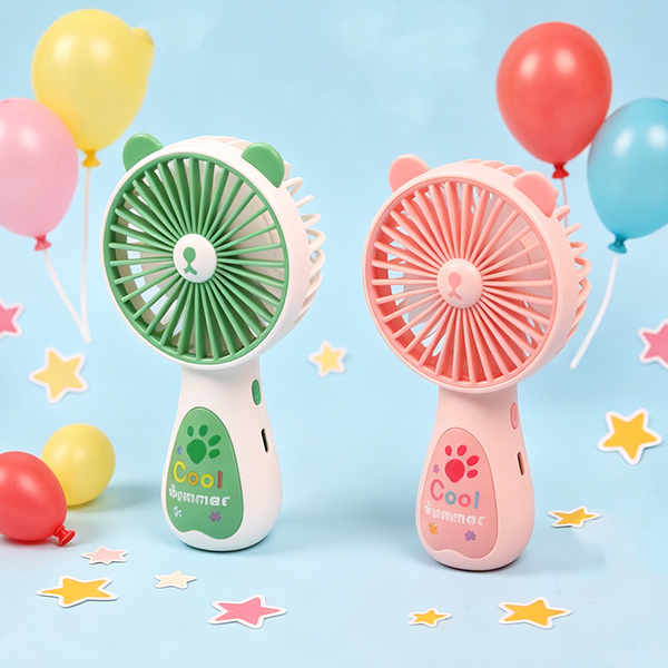 Bear Handheld Desktop 3-Speed Rechargeable Fan DD8178A