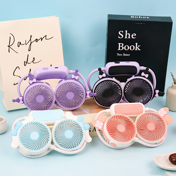 DD8188S Sanrio Neck Fan 3-Speed Rechargeable ABS