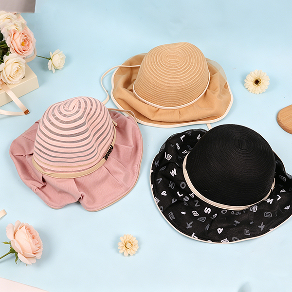 Mesh Wide Brim Hat
