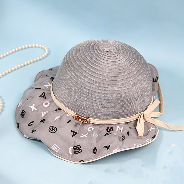 Mesh Wide Brim Hat