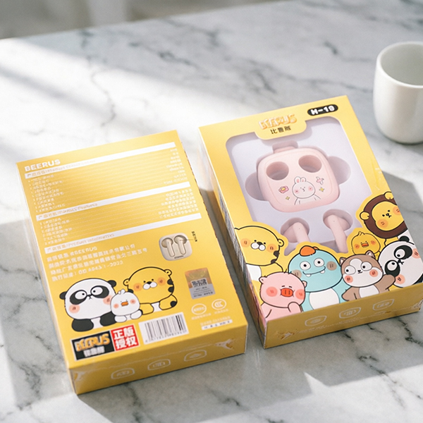 H-19 Cartoon Series Wireless Bluetooth Headset ABS+PC
