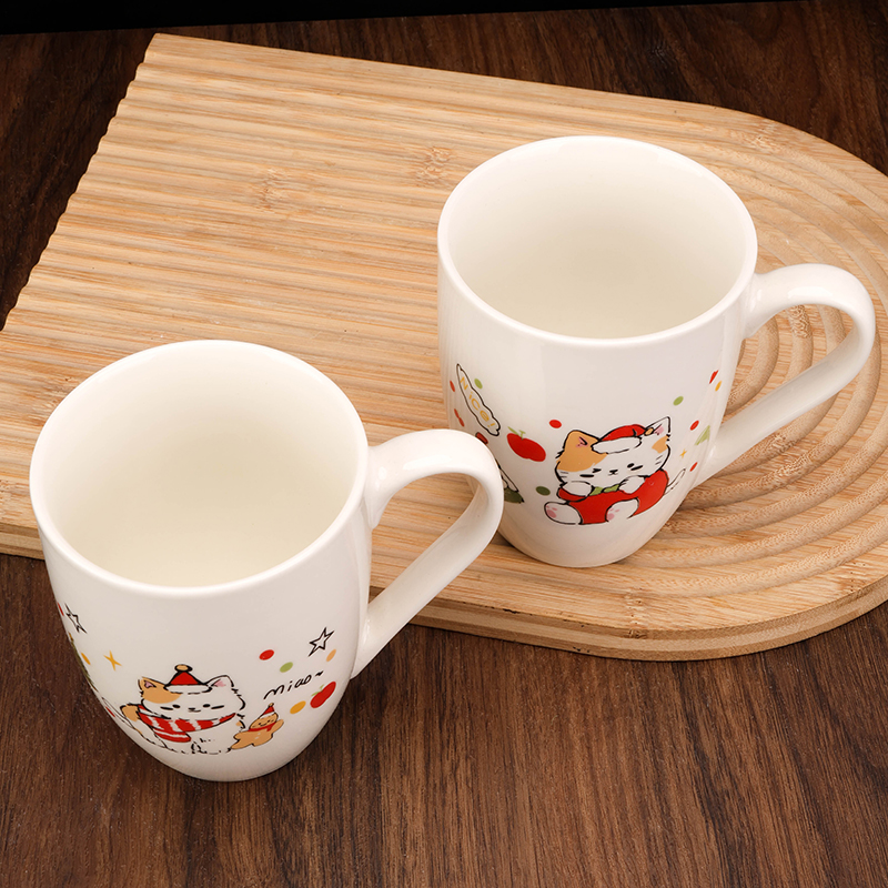 Baked Flower Ceramic Cup