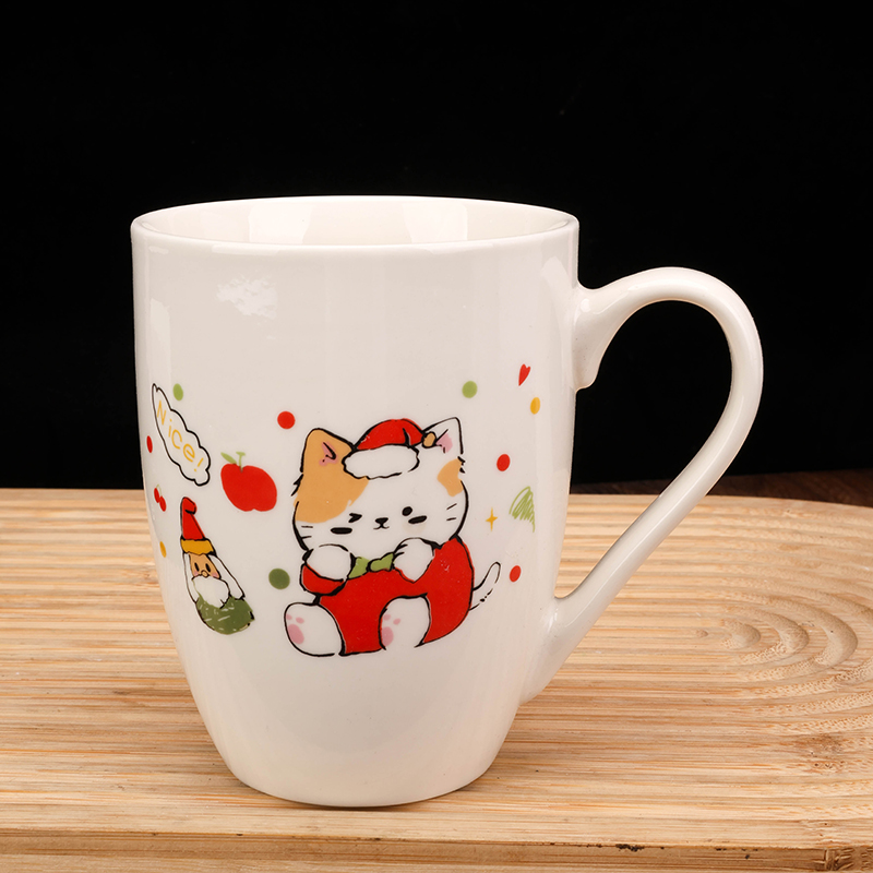 Baked Flower Ceramic Cup