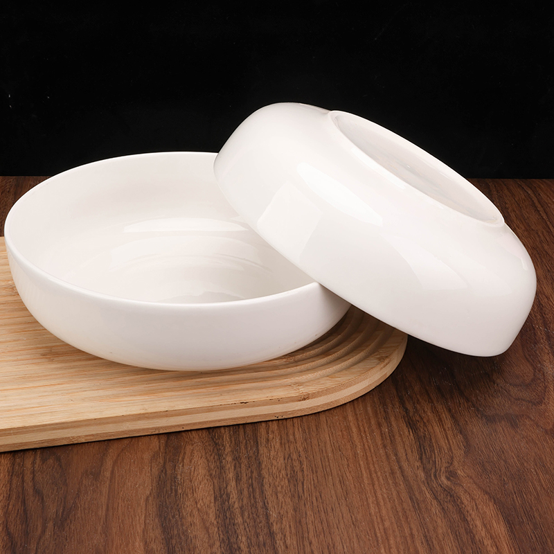 White Porcelain 9-inch Bowl Qualified Ceramics 1200600817