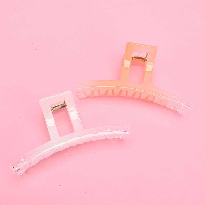 Gradient Jelly Color Large Hair Claw Clip