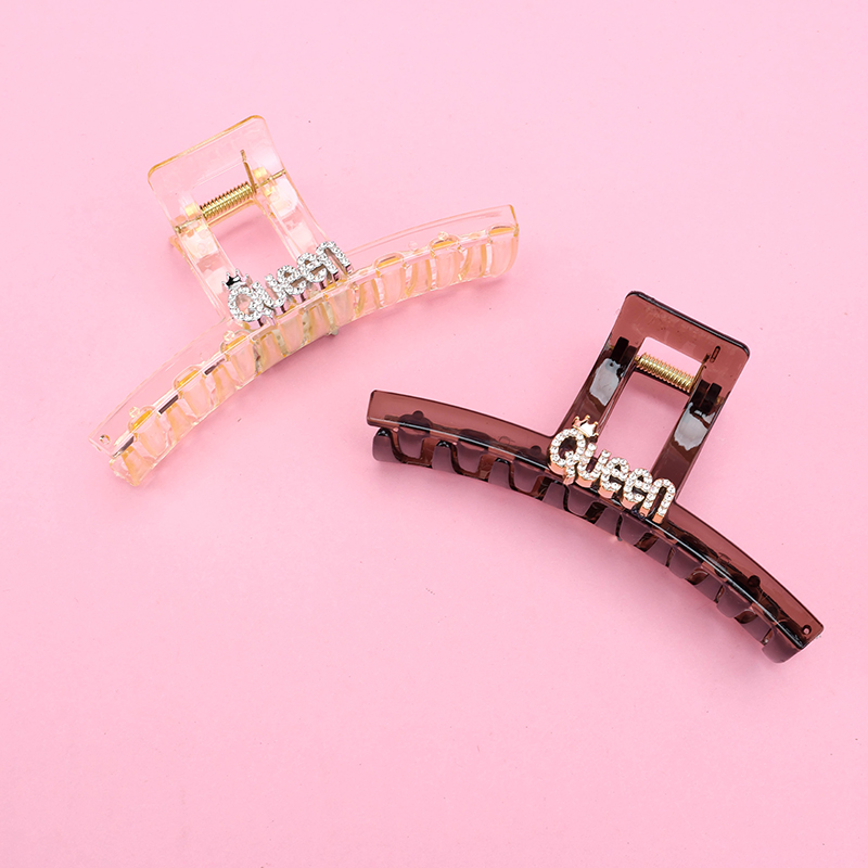 13 cm Crown Letter Large Hair Claw Clip