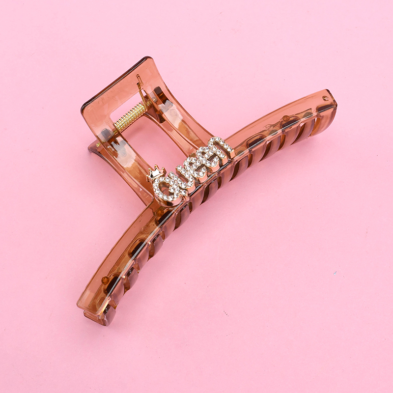 13 cm Crown Letter Large Hair Claw Clip