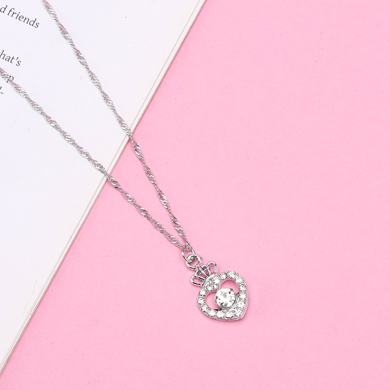 New Heart Crown Necklace