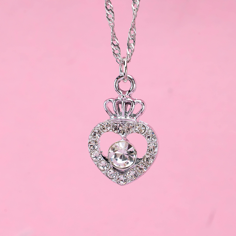 New Heart Crown Necklace