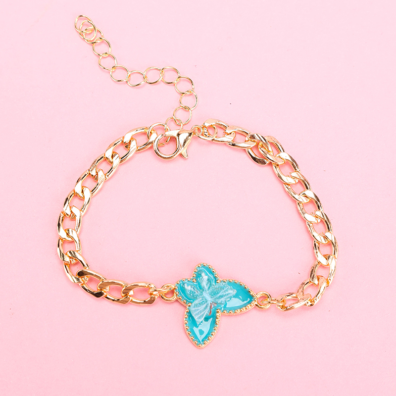 Enamel Butterfly Bracelet