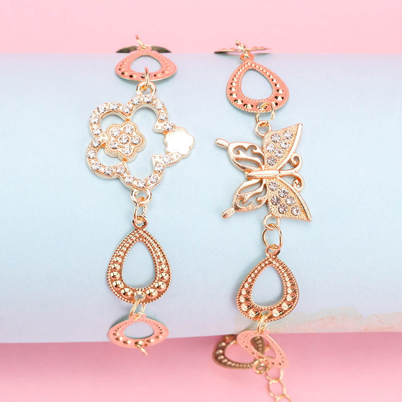 Rhinestone Drop Bracelet