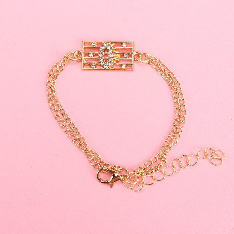 Rectangular Rhinestone Bracelet