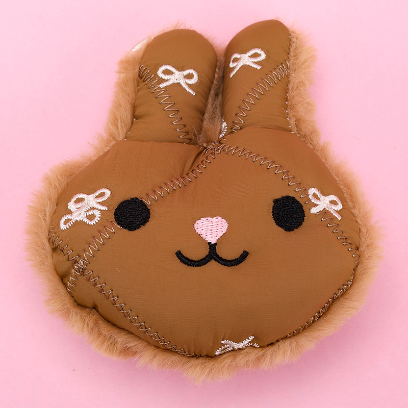 Double Face Plush Rabbit Bag Charm