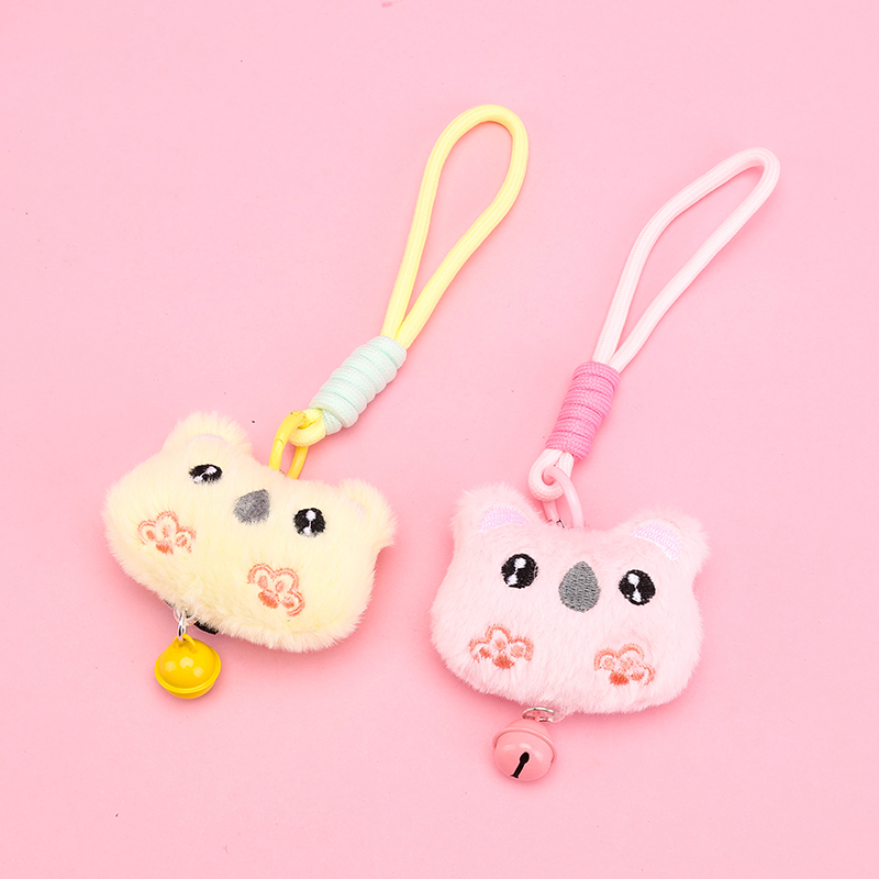 Plush Bell Bear Bag Charm
