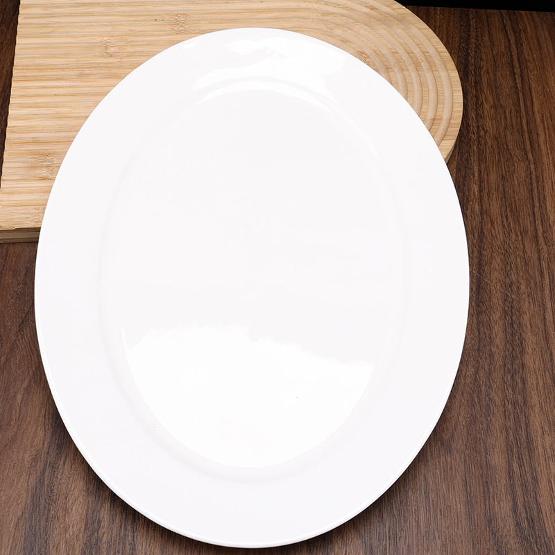 14 Inch Oval Handle Fish Plate