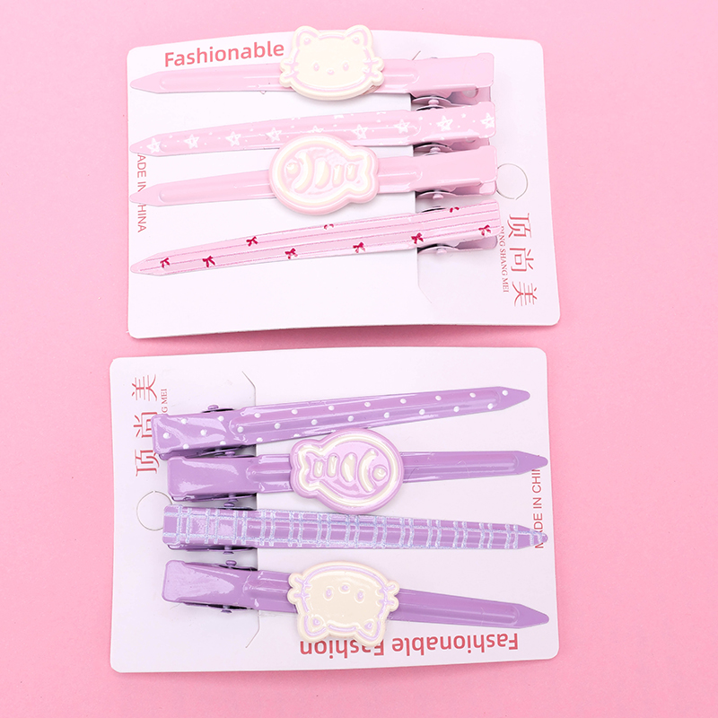 Cat Fish Print Duckbill Clip