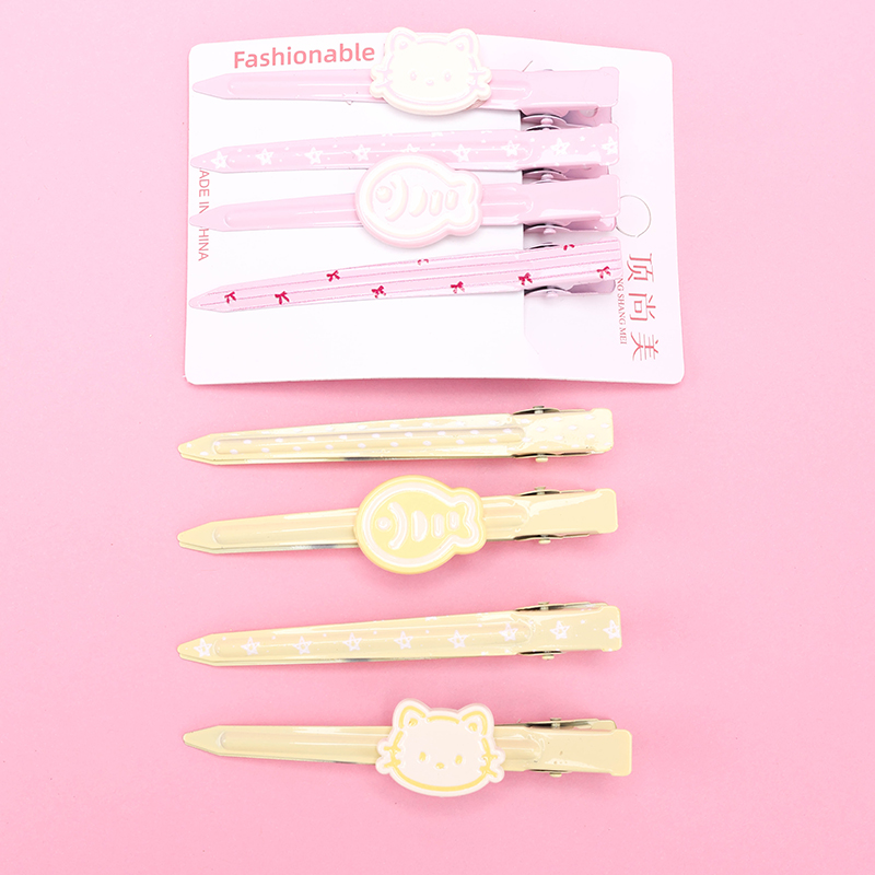 Cat Fish Print Duckbill Clip