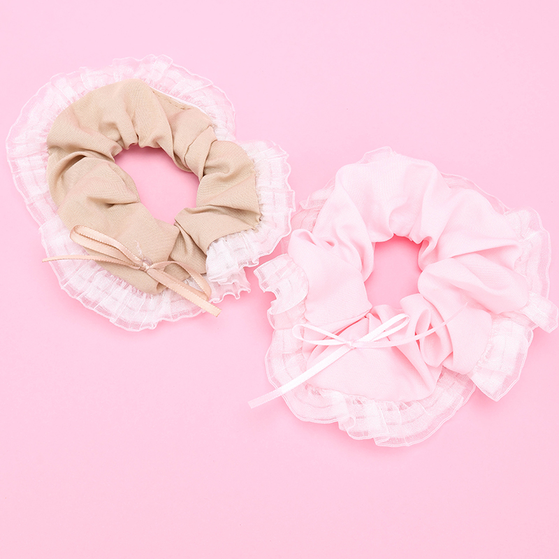 Fabric Fresh Yarn Edge Bow Scrunchie 4012101876