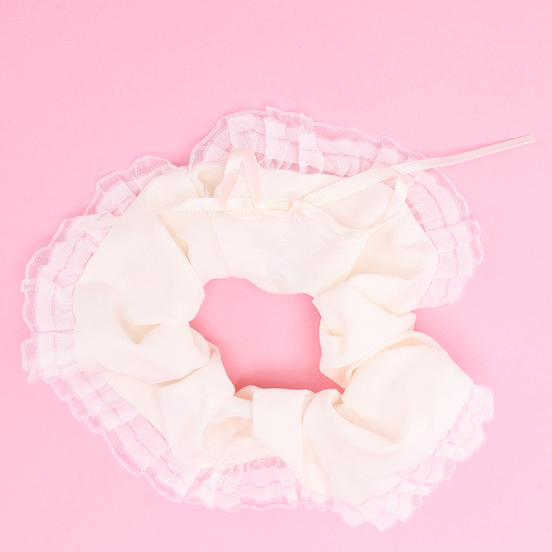 Fabric Fresh Yarn Edge Bow Scrunchie 4012101876