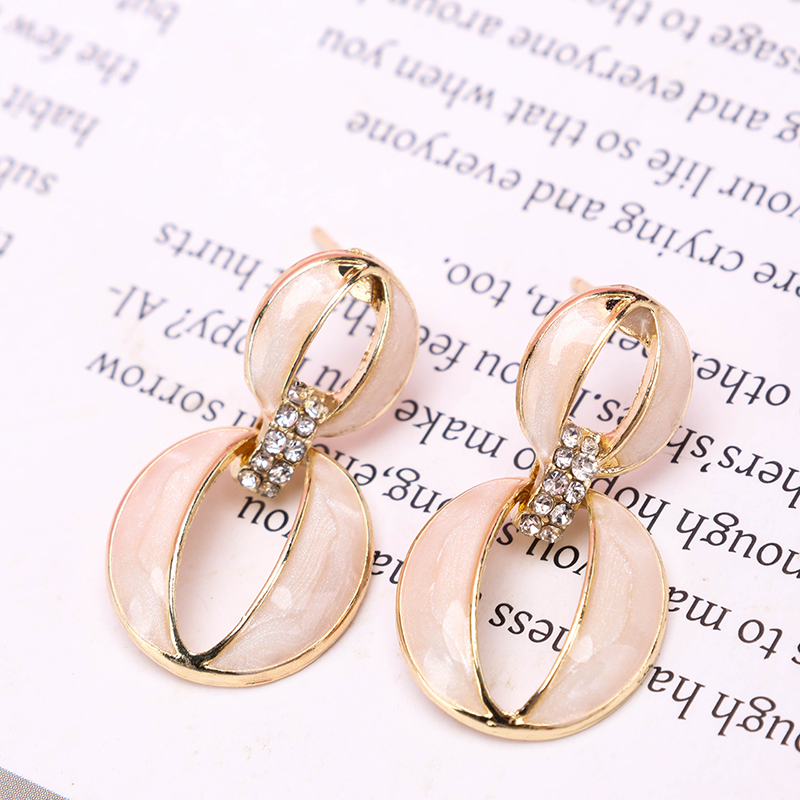 Enamel Arc Ear Studs