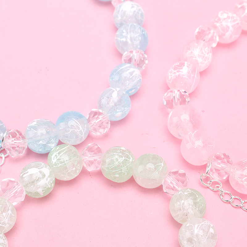 Hand Painted Water Drop Beaded Bracelet 4021001134
