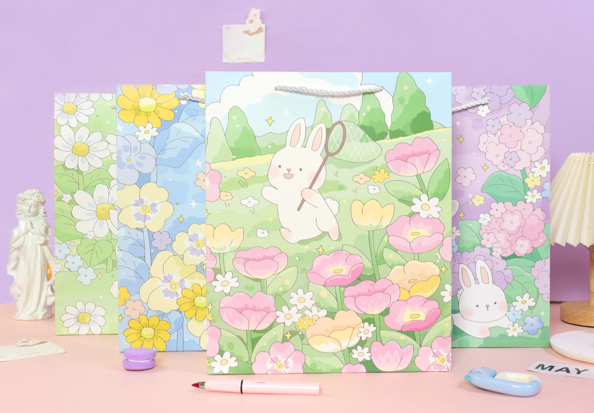 Large Vertical Bunny Gift Bag JW-M-070C