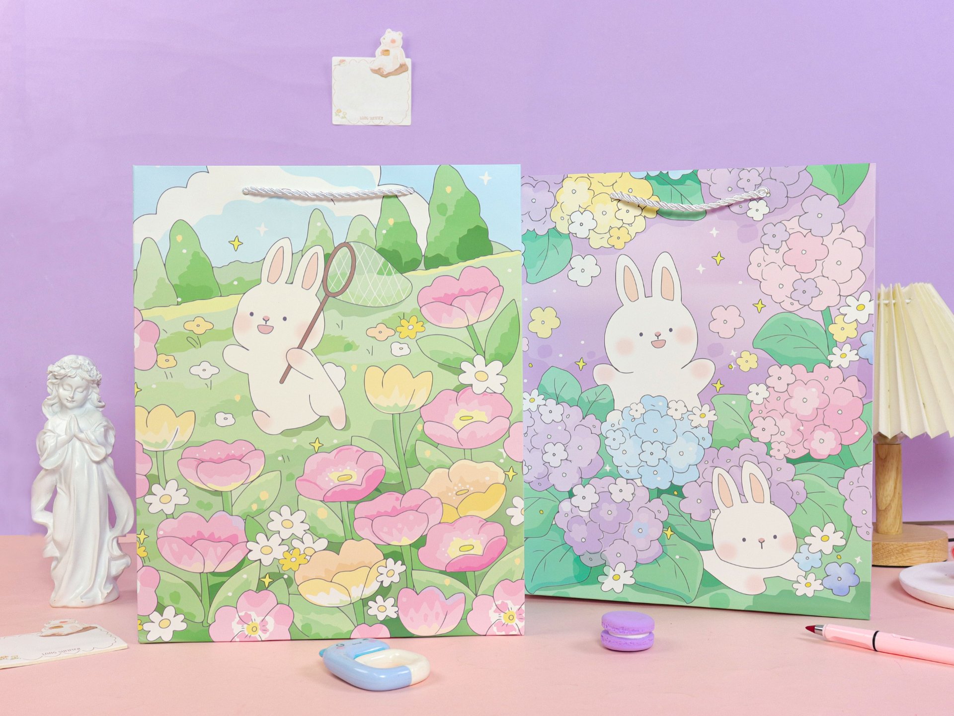 Large Vertical Bunny Gift Bag JW-M-070C