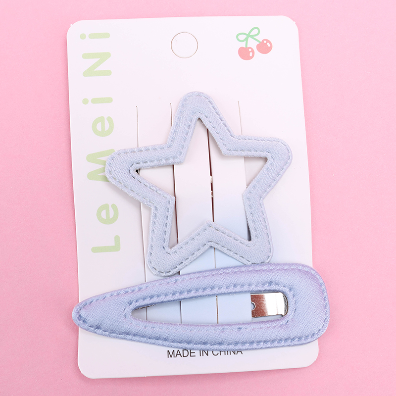 Two Simple Hollow BB Hair Clips Box Alloy 4010200541
