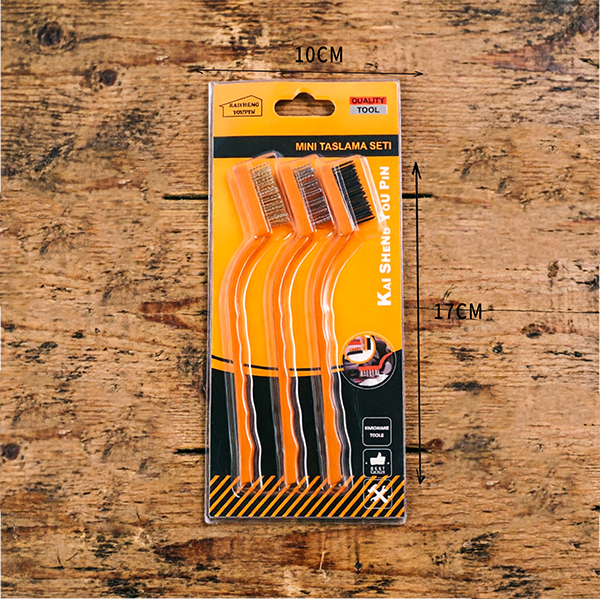 Steel Wire Brush 3-Piece Set