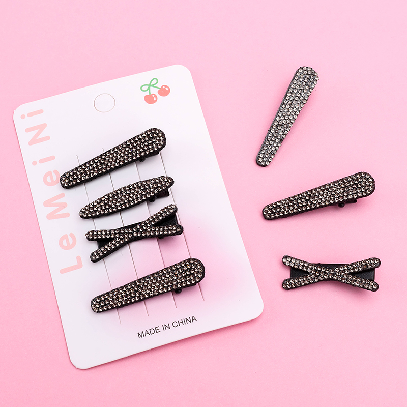 Rhinestone Duckbill Clip Set