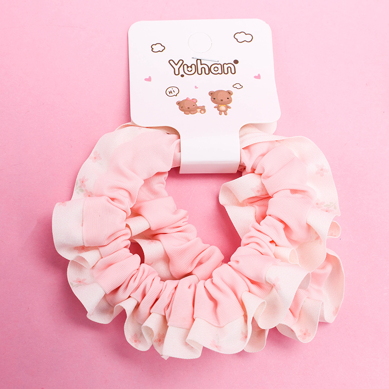 Basket Korean Lace Fabric Hair Scrunchie 4012101896