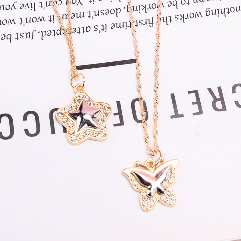 Butterfly Water Wave Necklace