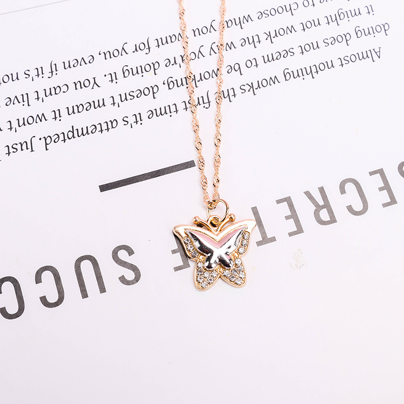Butterfly Water Wave Necklace