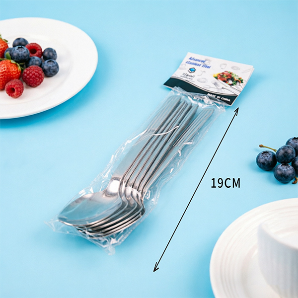 3-Line Large Stainless Steel Spoon