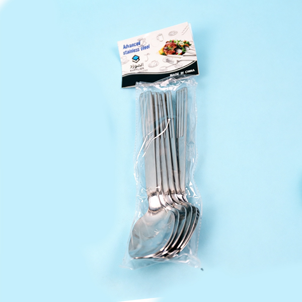 3-Line Large Stainless Steel Spoon