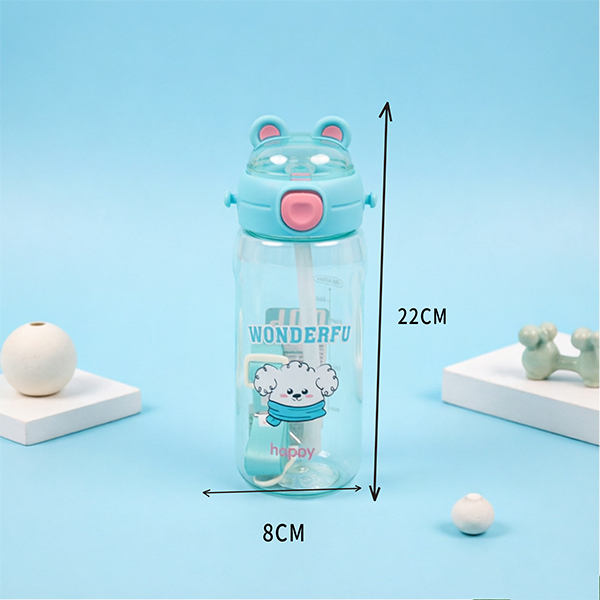 650 ML Straw Flip Top Drink Cup