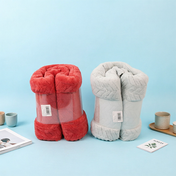 Coral Fleece Wheat Ear Bath Towel