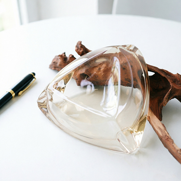 037/036 Crystal Glass Ashtray