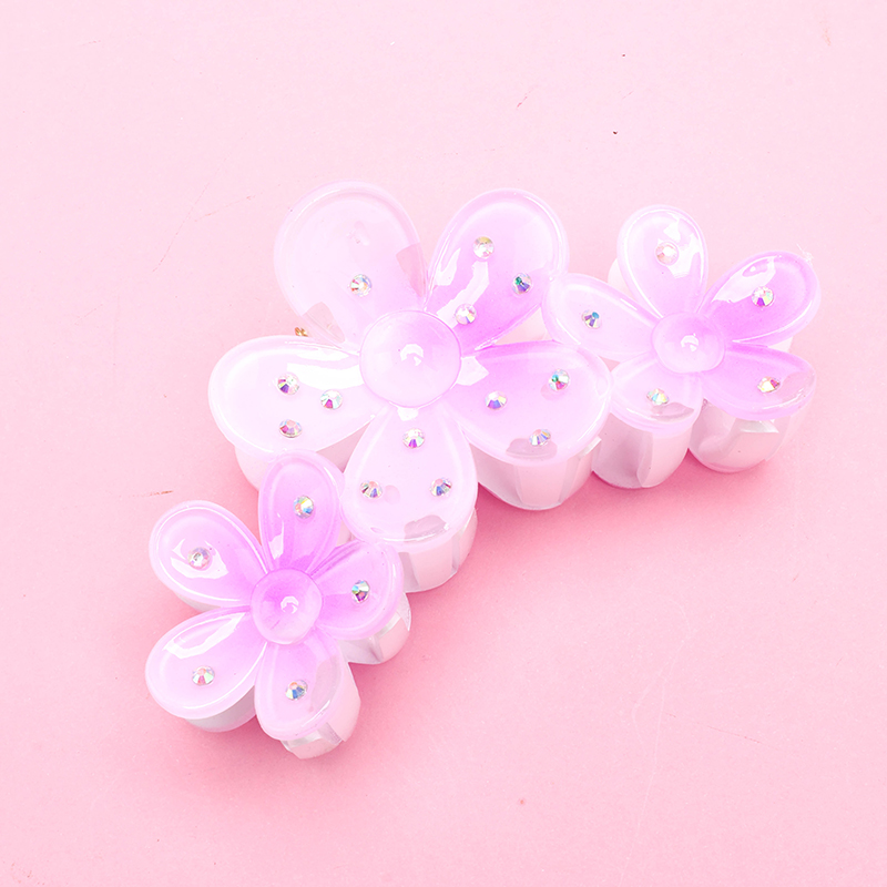 12 cm Gradient Rhinestone Large Hair Claw Clip Plastic 4011801214