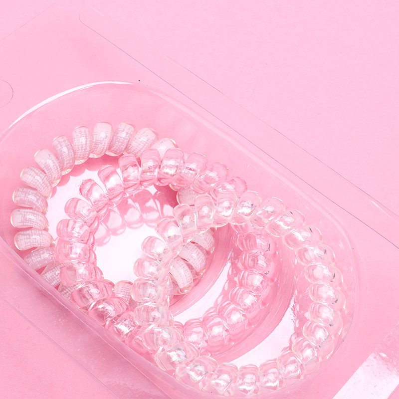 Three Simple Suction Card Telephone Line Combination TPU Hair Tie 4012300208