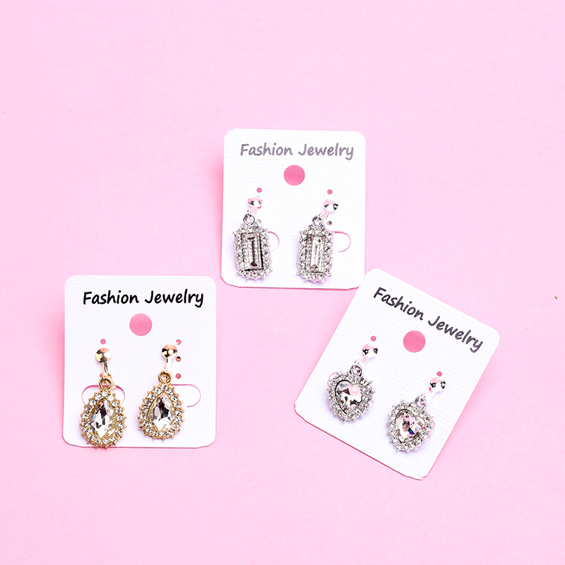 Long Bar Zircon Rhinestone Ear Clip