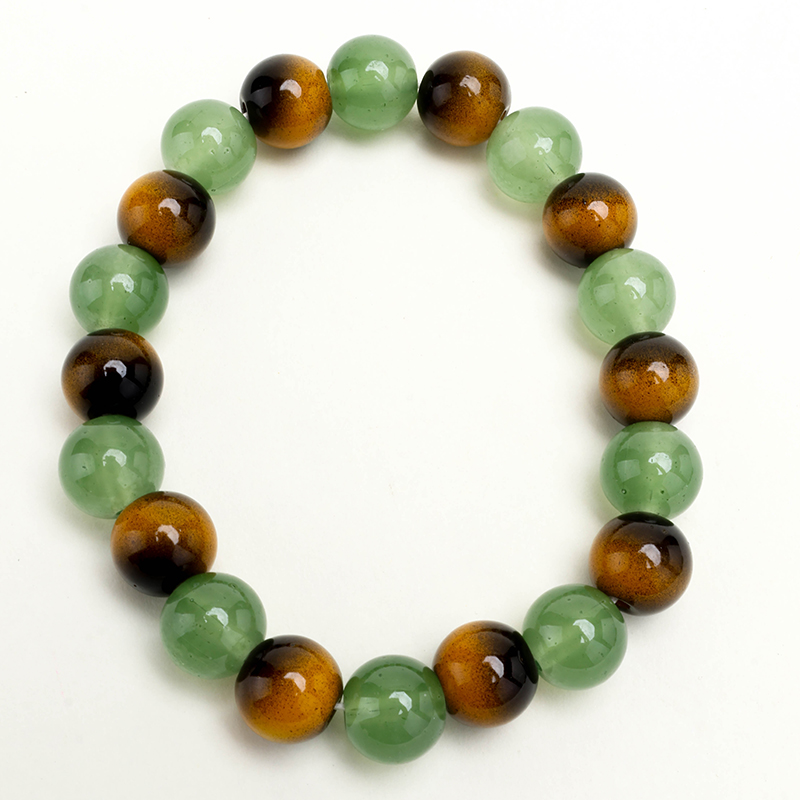 Tiger Eye Aventurine Beaded Bracelet 4021001198
